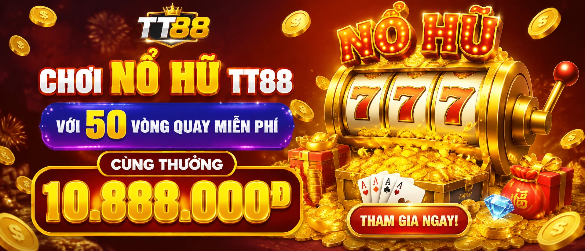 Ảnh minh họa khu Nổ Hũ TT88 với bố cục card game